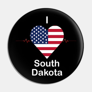 I love South Dakota Pin