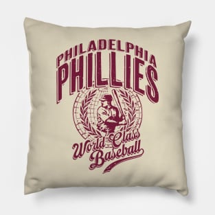 Vintage PHILLIES World Class Baseball Pillow