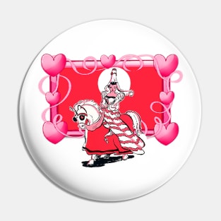 Little pink princess in the fairytale kingdom Pin