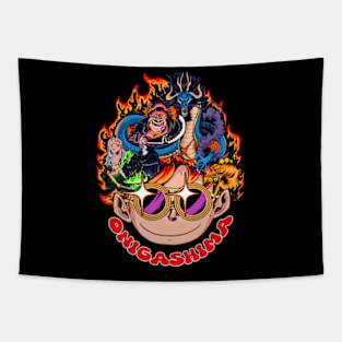 Smile Of Victory On Onigashima Tapestry