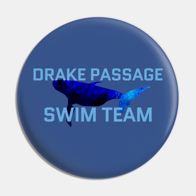 Drake Passage Swim Team V2 Pin by L'Appel du Vide Designs by Danielle Canonico