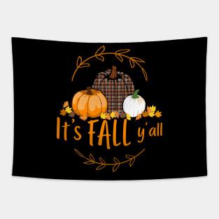 Happy fall yall Design for a Pumpkin fall lover Tapestry