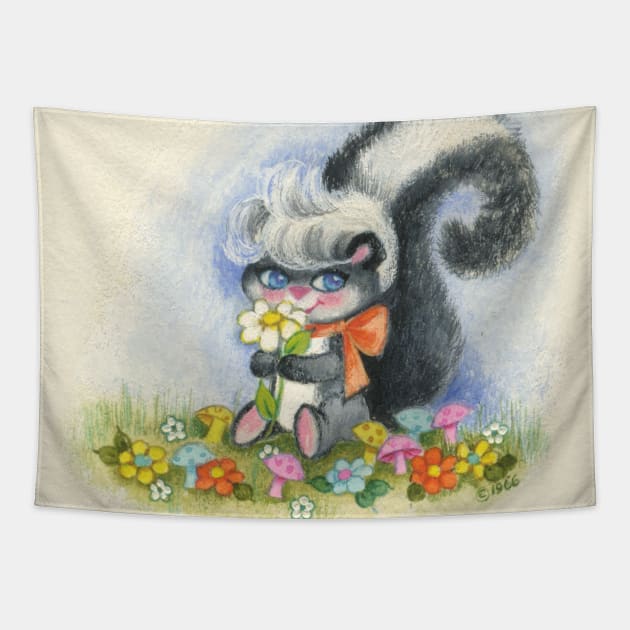 Kitschy Stinker Tapestry by dottielamb