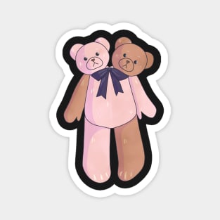 Two Headed Teddy Bear Magnet