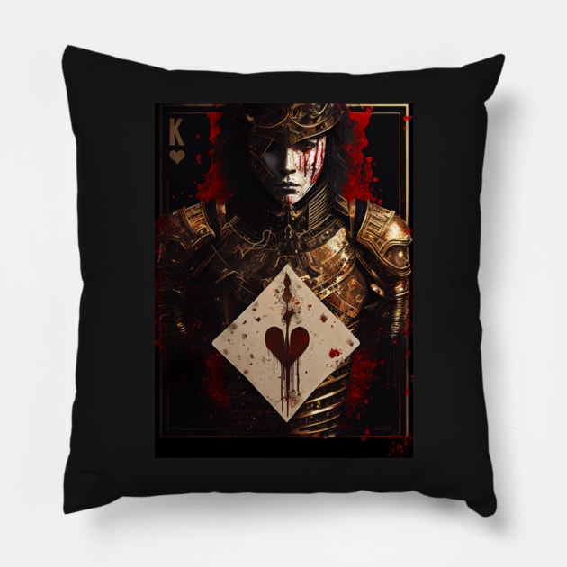 King of Hearts Pillow by Newtaste-Store