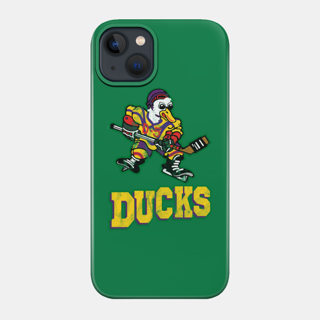 Classic Mighty Ducks Logo - Mighty Ducks - Phone Case