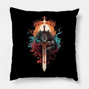 dark soul Pillow