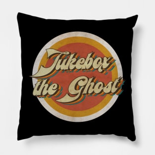 circle vintage Jukebox the Ghost Pillow