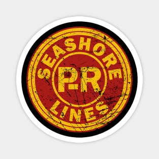 Distressed Pennsylvania-Reading Seashore Lines Railroad Magnet