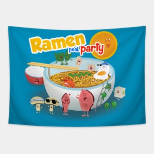 Ramen Pool Party Tapestry