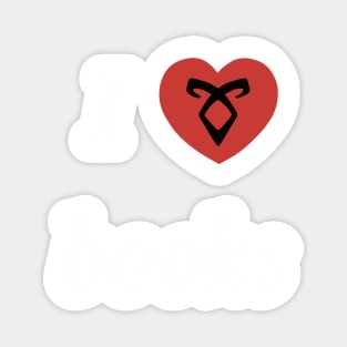 I love books Mortal instruments Magnet