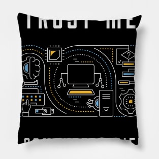 Trust Me I Am Computer Scientist Pillow