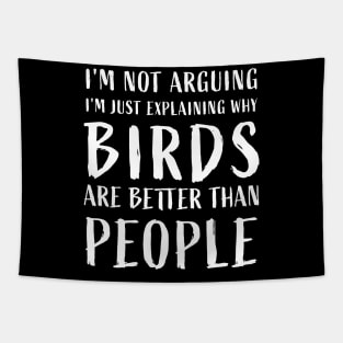 why birds are better than people Funny birds Anti Social Tapestry