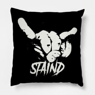 staind horn sign Pillow