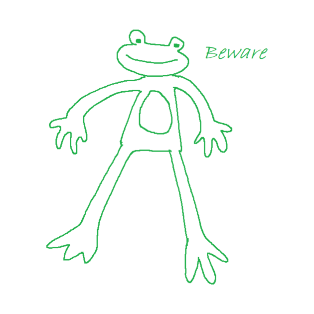 Beware frog by Fr0ggee