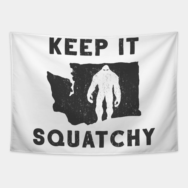 Keep It Squatchy Tapestry by happysquatch