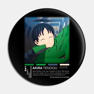 Akira Tendou | Zombie 100 Pin