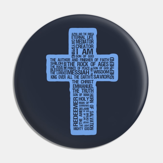 Names of Jesus Cross Pin by AlondraHanley