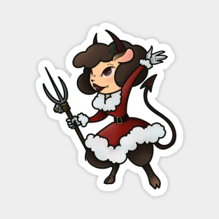 Merry Krampus Magnet