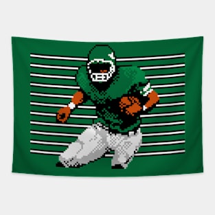 New York Pixel Running Back Tapestry