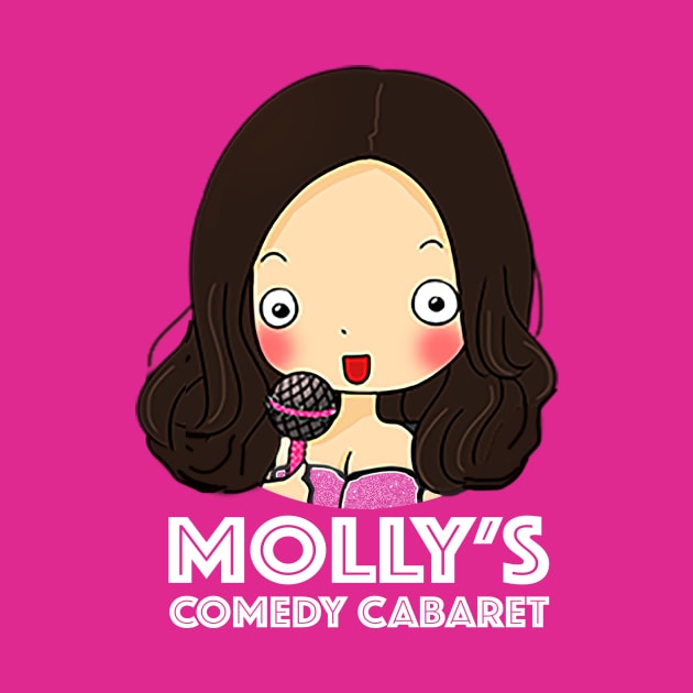 MCC Logo with white title by MollysComedyCabaret