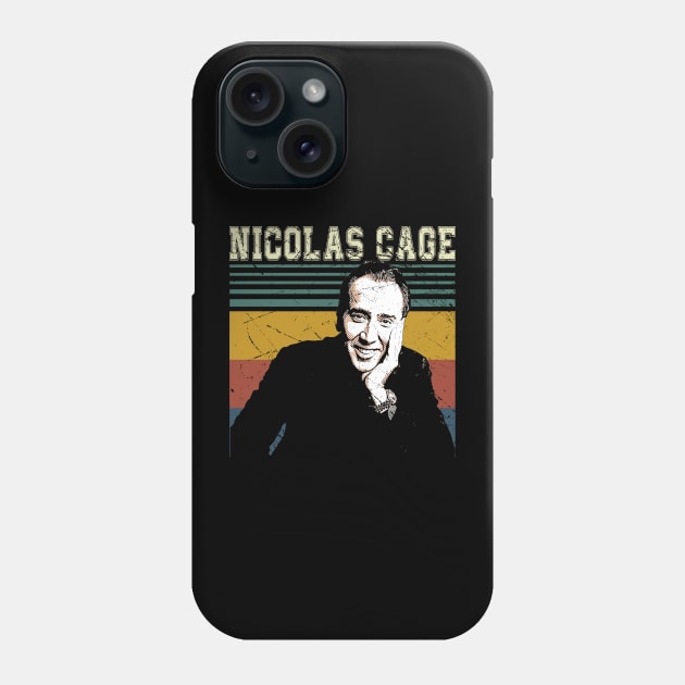 Adaptation Of Talent Nicolas Cage's Impactful Screen Presence Phone Case by Silly Picture