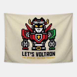 Let's Voltron Podcast (Official Square Logo) Tapestry