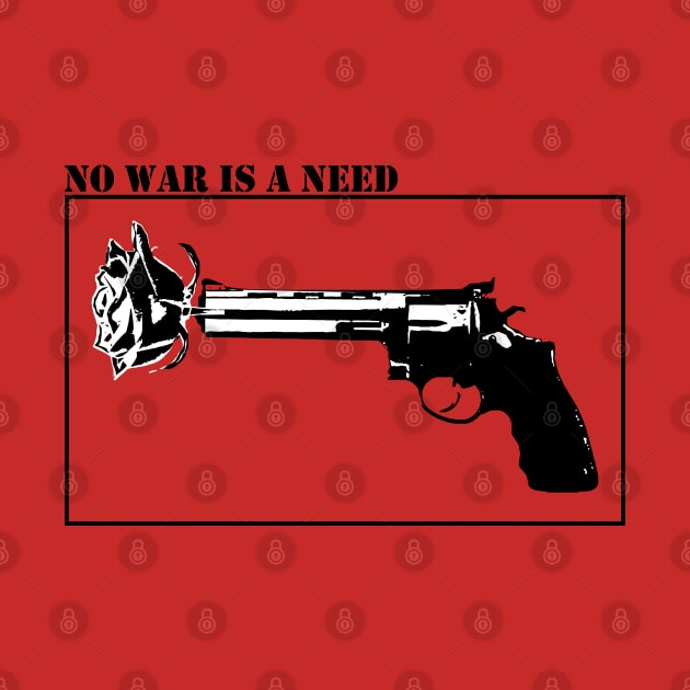 No war is a need - Black by Vortexspace