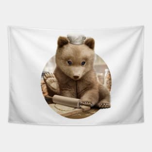 BEAR CHEF Tapestry