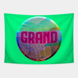 Grand Canyon National Park 1 Sun Logo Tapestry