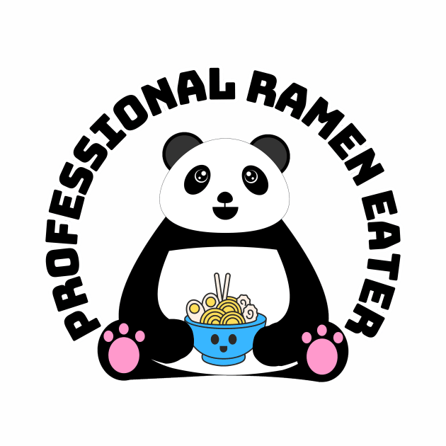 Professional Ramen Eater Panda by CuteAndFun