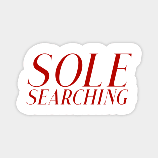 Sole Searching Shoe Addict Laptop Sticker Magnet