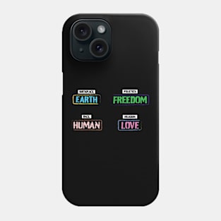 Birthplace Earth Race Human Politics Freedom Phone Case