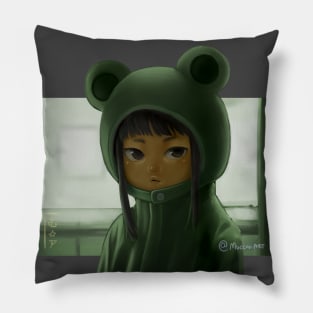 frog girl Pillow