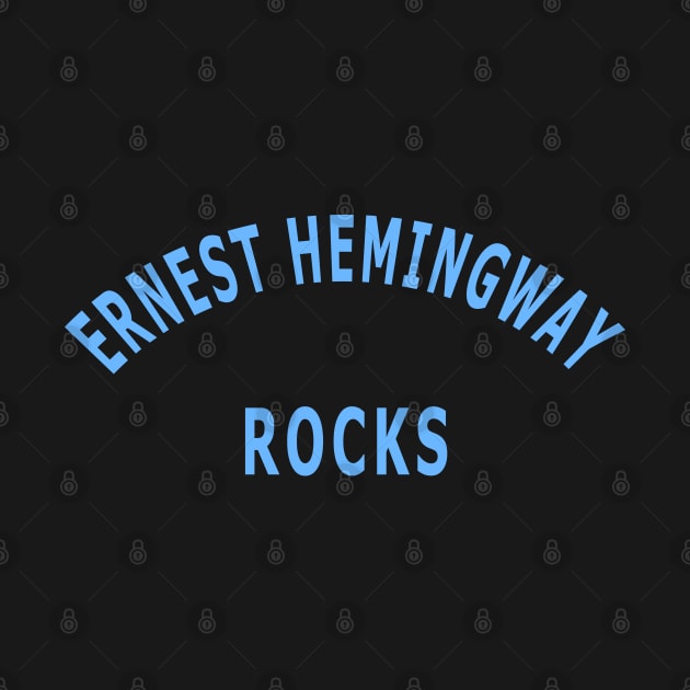 Ernest Hemingway Rocks by Lyvershop