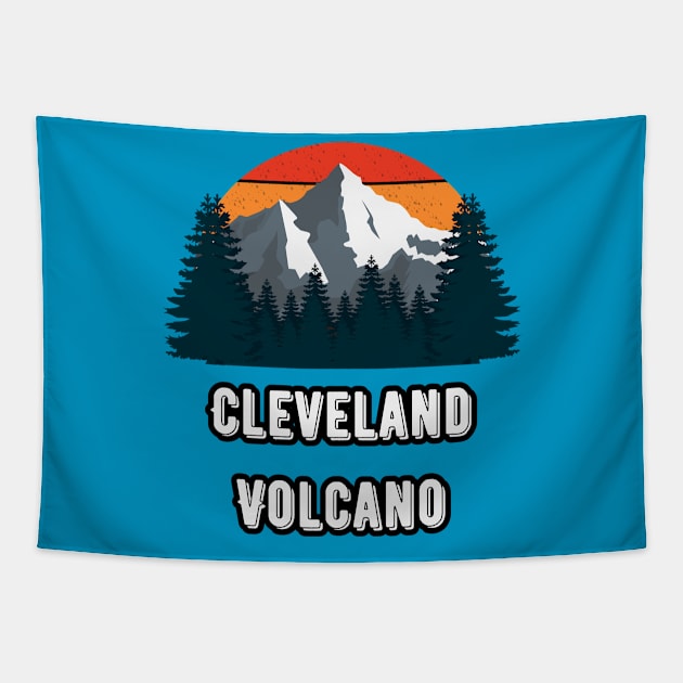 Cleveland Volcano Tapestry by Canada Cities