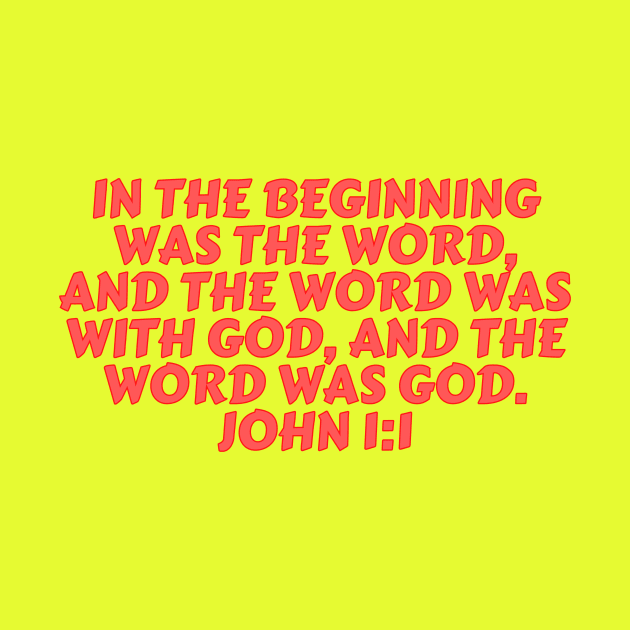 Bible Verse John 1:1 by Prayingwarrior