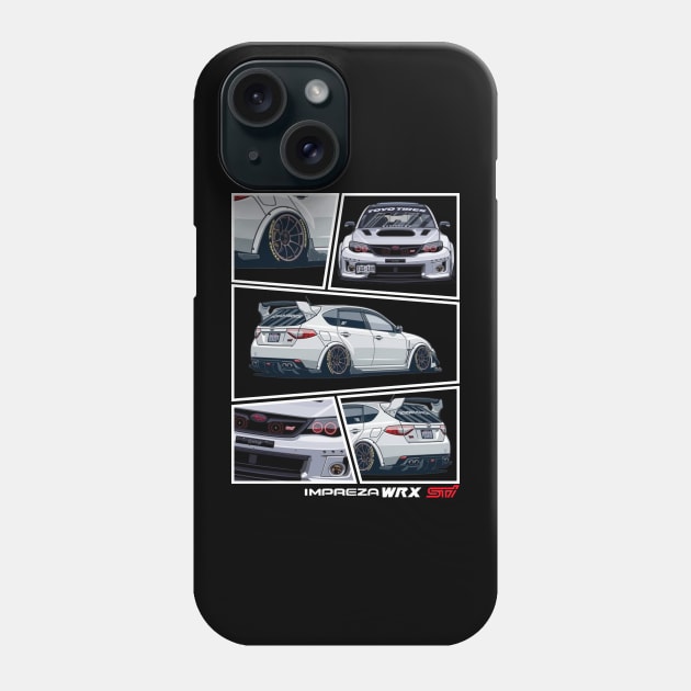 Impreza WRX STI, JDM Phone Case by T-JD