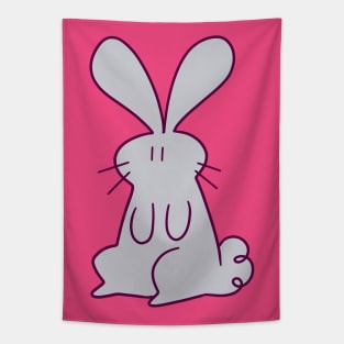 Gray Bunny Tapestry