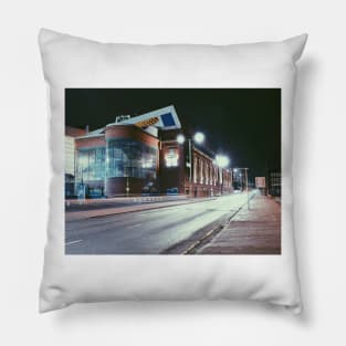 Glasgow Rangers Ibrox Stadium night time Pillow