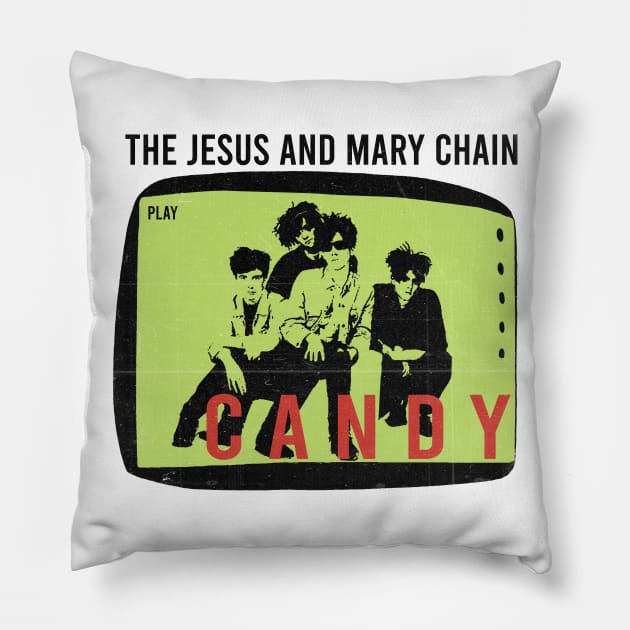 the jesus and mary chain // fan art Pillow by psninetynine