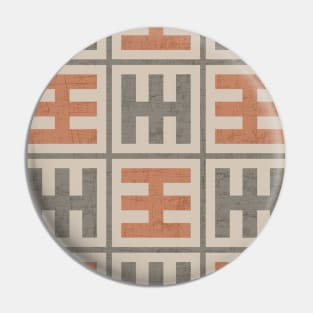 Tribal geometric pattern Pin