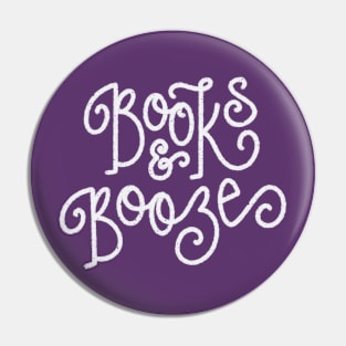 Books & Booze Pin