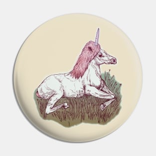 Resting Unicorny Pin