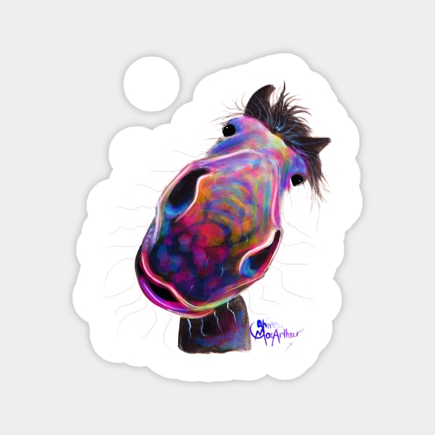 HaPPY HoRSe ' HaPPY BuRT ' BY SHiRLeY MacARTHuR Magnet by ShirleyMac