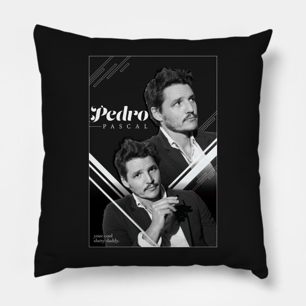 Pedro Pascal Pillow by averymuether