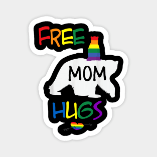 Free Mom Hugs Magnet