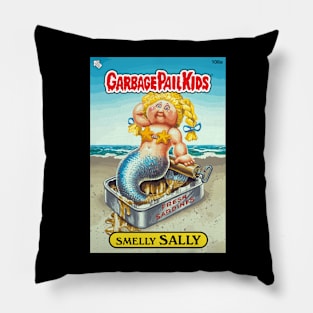 Garbage Pail Kids - Smelly Sally Vector Pillow