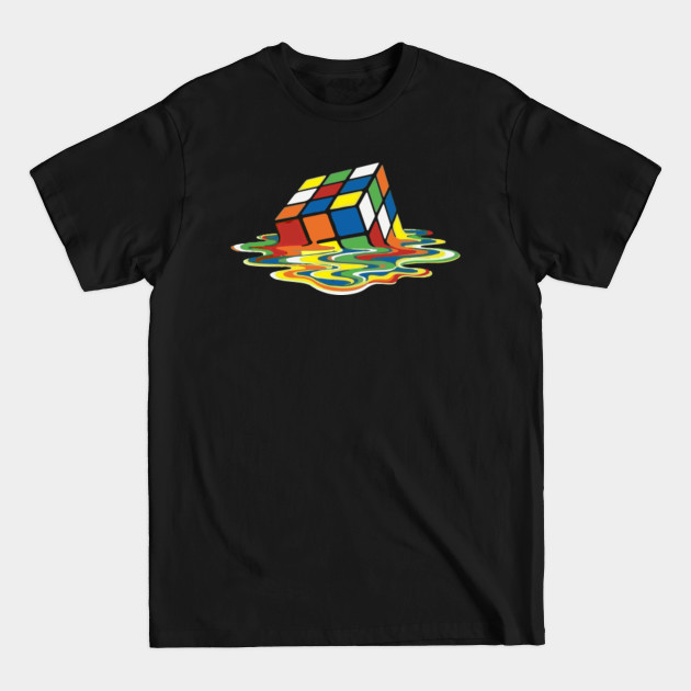 Discover Melting Rubik's Cube - Rubiks Cube - T-Shirt