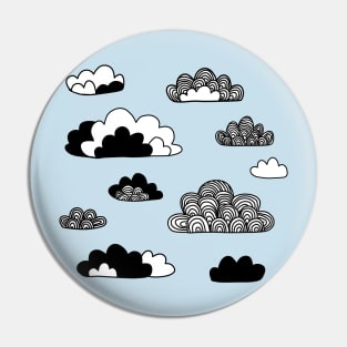 Clouds pattern Pin